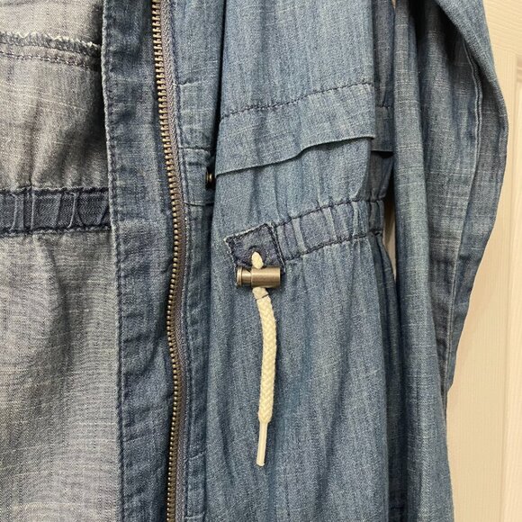 OLD NAVY Jean Zip-up Jacket - Size XL (14) - Picture 4 of 6